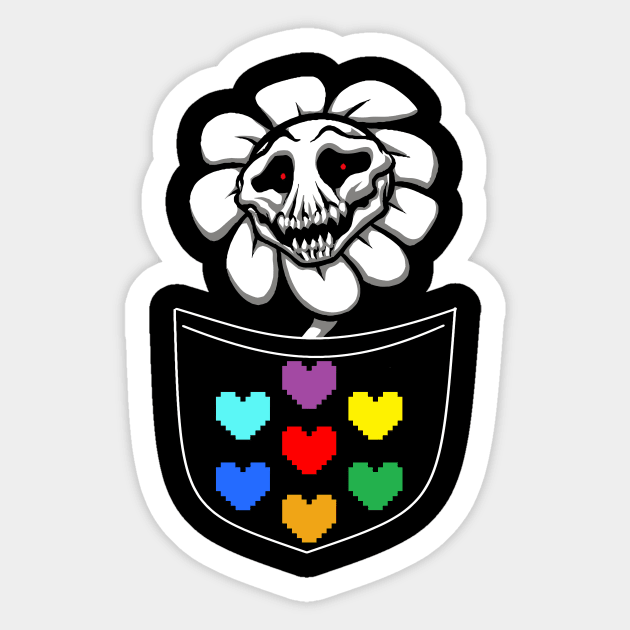 Pocket Flowey Sticker by mimilo